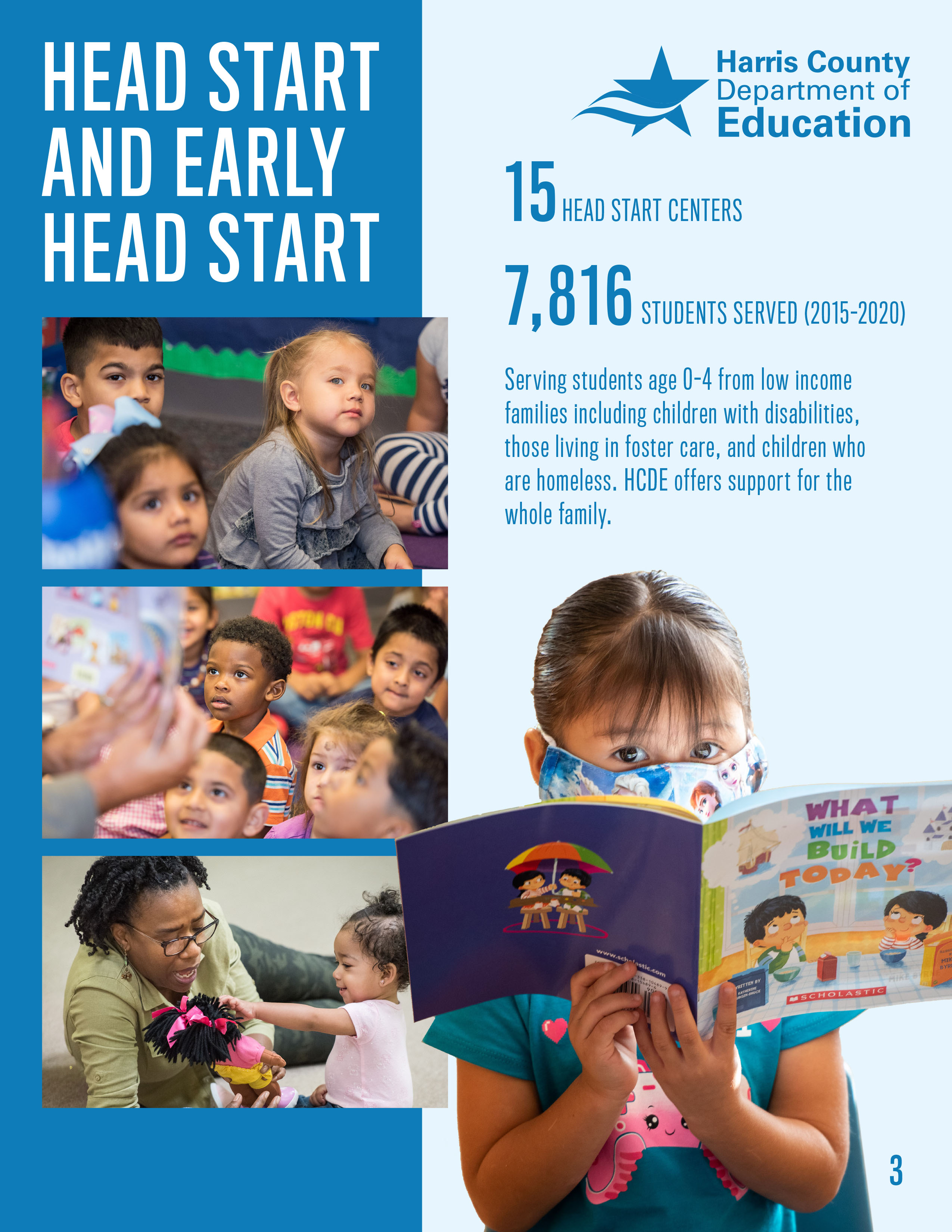 Image of Head Start and Early Head Start fact sheet.